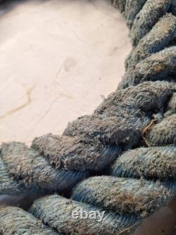 Heavy duty tow rope 4,6 m long 40 mm dia 3 strand with 3 d shackles see listing