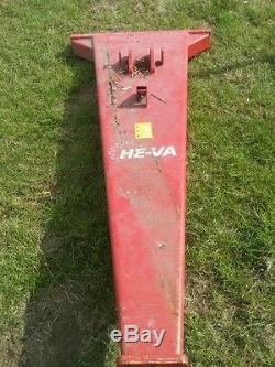 Heva heavy duty cultivator frame parts with axle and drawbar tractor
