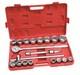 Hilka Heavy Duty 21 Pc 3/4 Drive Metric Socket Set 22-50mm Truck Tractor Lorry