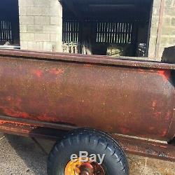 Hillam Muck Manure Dung Spreader NO VAT Rotating Barrel Spreads From Either Side