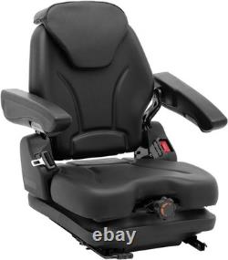 Hillvert Tractor Seat Forklift Seat 46 x 46 cm Heavy Duty Adjustable Suspension