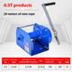 Hoist Manual Winch Tractor Two-way Self-locking Heavy-duty Winch 1t 2t No Rope