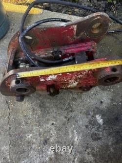 Hydraulic Quick Hitch 5.5 Ton Heavy Duty Adjustable For Digger