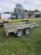 Independant Used 8ft X 4ft Twin Axle Plant Trailor Heavy Duty Trailer 2700kg