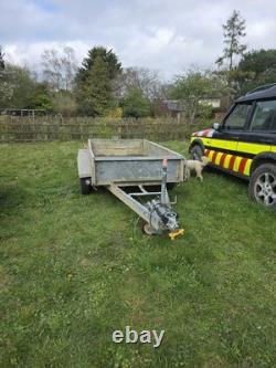 Independant Used 8ft x 4ft Twin Axle Plant Trailor Heavy Duty Trailer 2700kg