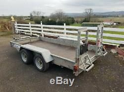 Indespension 12x5.6 Plant Trailer 3500kg Ramps Heavy Duty