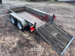 Indespension Plant / General Purpose Twin Axle Trailer 8ft X 4ft Heavy Duty