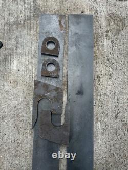 JCB Q-Fit Brackets Weld On, Profile Cut, Heavy Duty Telehandler Brackets P