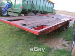 JONES HEAVY DUTY Hyd Tilt-Bed Lowloader Trailer, 24ft