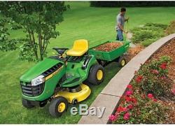 John Deere 450 lb. 7 cu. Ft. Tow-Behind Poly Utility Cart Riding Mower Tractor