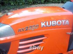 KUBOTA BX2350 HST-auto +NEW HEAVY DUTY WINTON FLAIL+KUBOTA-DECK MOWER