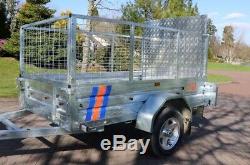 Kirby Trailers 750kg Caged Ramped Heavy Duty Galvanised Box Utility Car Trailer