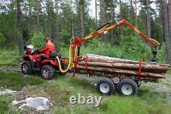 Kranman T1750 ATV Forestry Timber Trailer. £10450 + Vat & eBay fees
