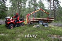 Kranman T1750 ATV Forestry Timber Trailer. £10450 + Vat & eBay fees