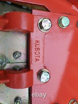 Kubota digger, Finger Bar mower 1.8m Hydraulic Heavy Duty Hedge Cutter Trimmer