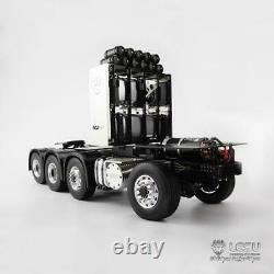 LESU 1/14 Model Scania R620 RC Heavy-Duty Chassis 4 Axle for Car Tractor Truck