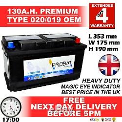 LORRY TRACTOR TYPE 020 019 130AH OEM Replacement Heavy Duty Battery HIGH POWER