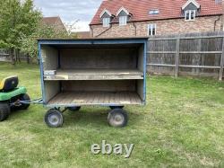 Large Vintage Trolley, Tractor Trailer, Roadside Stall