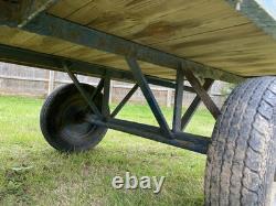 Large Vintage Trolley, Tractor Trailer, Roadside Stall