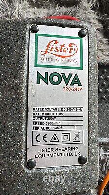 Lister Nova 240 Volt Sheep Shearing Machine With Heavy Duty Flexible Drive