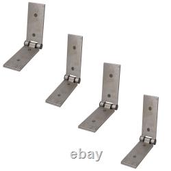 Long Weld-on Butt Hinge Heavy Duty with Bushes 240x50mm Industrial Quality