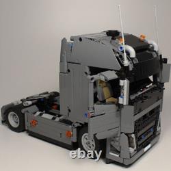 MOC FH Tractor Unit Building Blocks Heavy Duty Truck Vehicles Model DIY Bricks