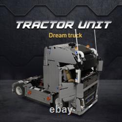 MOC FH Tractor Unit Building Blocks Heavy Duty Truck Vehicles Model DIY Bricks