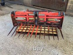 Manitou Fork Heavy Duty 6ft Wide Several New Tines All Tight 245+vat £294