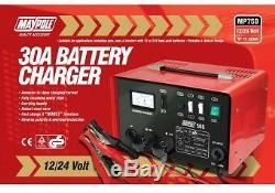 Maypole Metal Battery Charger 12V/24V 750 30A 