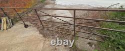 Metal 5 bar gate 7m (22ft) heavy duty Equestrian Farm Industrial