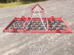 Mounted Chain HarrowithGrass Harrow 3.1m Manual Fold Heavy Duty for Small Tractors