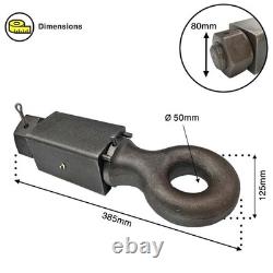 Muck Spreader Slurry Tanker Swivel Ring Hitch Heavy Duty Square Bush 20TTractor