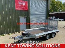 NEW 10ft x 5ft Plant Trailer with Ramped Tailgate 2700KG Heavy Duty £3,750+VAT