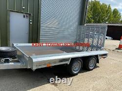 NEW 10ft x 5ft Plant Trailer with Ramped Tailgate 2700KG Heavy Duty £3,750+VAT