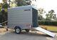 New 7x4 Box Van Trailer With Rear Loading Ramp Apache Road Trailer Heavy Duty