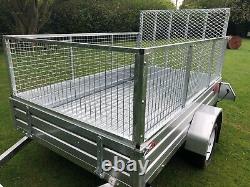 NEW 8X5 Trailer With Cage Kit & Rear Loading Ramp Apache Road Trailer Heavy Duty