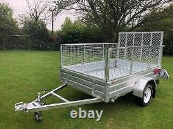 NEW 8X5 Trailer With Cage Kit & Rear Loading Ramp Apache Road Trailer Heavy Duty