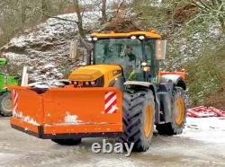 NEW HEAVY DUTY TRACTOR MOUNTED HYDRAULIC SNOW PLOUGHS, gritter, plough, salt, jcb