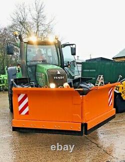 NEW HEAVY DUTY TRACTOR MOUNTED HYDRAULIC SNOW PLOUGHS, gritter, plough, salt, jcb