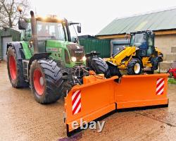 NEW HEAVY DUTY TRACTOR MOUNTED HYDRAULIC SNOW PLOUGHS, gritter, plough, salt, jcb