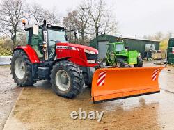 NEW HEAVY DUTY TRACTOR MOUNTED HYDRAULIC SNOW PLOUGH, gritter, salt, jcb