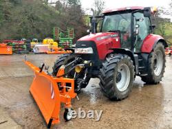 NEW HEAVY DUTY TRACTOR MOUNTED HYDRAULIC SNOW PLOUGH, gritter, salt, jcb