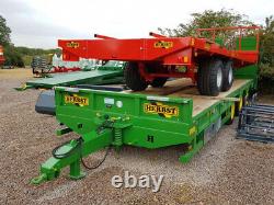 NEW HERBST 28ft HEAVY DUTY TRIAXLE 26 tonne Carry Plant Trailer In Stock For Imm