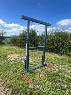 NEW Heavy Duty Extending Euro 8 Tractor Bale Spike for 3 x Big Bales