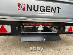 NEW Nugent Heavy Duty Flatbed F3717H Trailer +Dropsides 12'2 x 5'7 3500KG MGW