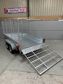 New 8x5 2000KG GVW Heavy Duty Braked Utility Twin Axle Trailer Apache 8x5 Braked