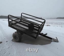 New Garden Trailer 400 Black Heavy-Duty Single Axle Tipping Trailer