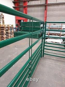 New Heavy Duty Steel Animal Barrier Pens Complete With Drop Pins