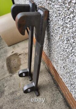 New Jcb/volvo Weld On Industrial Extra Heavy Duty Pair Of Brackets Free Post