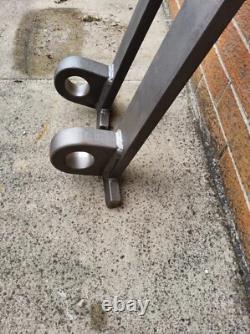 New Jcb/volvo Weld On Industrial Extra Heavy Duty Pair Of Brackets Free Post